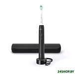 Картинка Электрическая зубная щетка PHILIPS Sonicare 3100 series HX3673/14 (черный)
