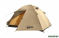 Картинка Треккинговая палатка Tramp Lite Tourist 2 TLT-004s (песочный)