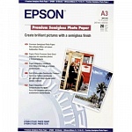 Картинка Фотобумага EPSON Premium Semigloss Photo Paper A3 20 листов (C13S041334)
