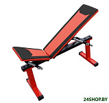 Картинка Силовая скамья Формула здоровья Дельта-01 (красный/черный)