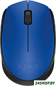 Мышь беспроводная Logitech M171 Wireless Mouse синий/черный (910-004640)