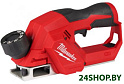 Рубанок Milwaukee M12 BLP-402X 4933492851 (с 2-мя АКБ)