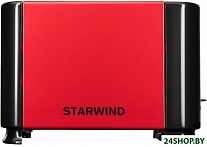 Картинка Тостер StarWind ST1102 (красный/черный)