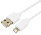 Картинка Кабель ГАРНИЗОН GCC-USB2-AP2-1M-W 1.0m (белый)