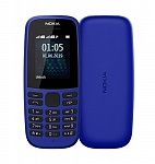Картинка Мобильный телефон Nokia 105 Single SIM (2019) (синий)