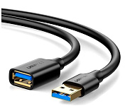 Картинка Удлинитель UGREEN US129 30126 (1.5 м, черный)