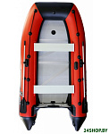 Картинка Надувная лодка Polar Bird Merlin PB- 360M ПБ39 стеклокомпозит (черный/красный)