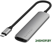 4-in-1 USB-C Slim Multiport Adapter 4K ST-P4SM (серый)