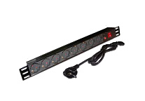 Картинка Блок распределения питания LANMASTER TWT-PDU19-10A8P-1.8