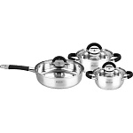 Картинка Набор кастрюль Mercury MC-7010