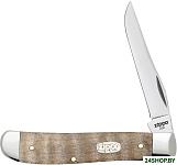 Natural Curly Maple Wood Mini Trapper + Zippo 207