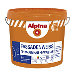 Картинка Краска Alpina Expert Fassadenweiss (База 3, 9.4 л)