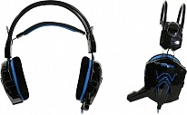 Картинка Наушники с микрофоном SmartBuy RUSH COBRA SBHG-1000 черн/синяя