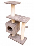 Картинка Комплекс для кошек Cat House Буран 1.06 (хлопок серый)