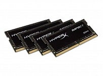 Картинка Оперативная память HyperX Impact 4x8GB DDR4 SODIMM PC4-19200 HX424S15IB2K4/32