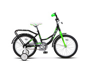 Картинка Велосипед Stels Flyte 16 (черный/салатовый)
