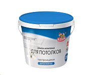 Картинка Краска Olecolor Водно-дисперсионная для потолков 7 кг (белоснежная) (О1969010)
