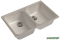 Картинка Кухонная мойка GranFest-ECO ECO-15 (серый)