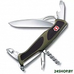 Картинка Нож перочинный Victorinox RangerGrip 61 0.9553.MC4 (чёрно-зеленый)