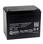 Картинка Аккумулятор для ИБП Kiper GPL-12800 (12В/80 А·ч)