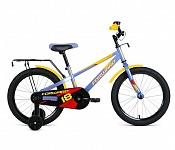 Картинка Детский велосипед Forward Meteor 18 2021 (голубой/желтый)