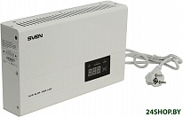 Картинка Стабилизатор напряжения SVEN AVR SLIM-500 LCD White