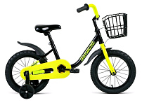 Картинка Детский велосипед FORWARD Barrio 14 (чёрный/жёлтый, 2021)