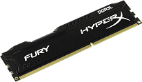 Картинка Оперативная память Kingston HyperX FURY 4GB DDR3 PC3-12800 (HX316LC10FB-4)