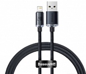Картинка Кабель Baseus CAJY000101 USB Type-A - Lightning (2 м, черный)
