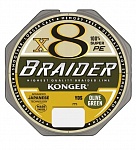 Картинка Леска KONGER Braider X8 Olive Green 0.04 мм 150 м 250150004