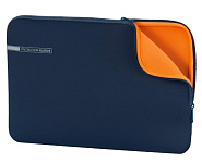 Картинка Чехол для ноутбука Hama Neoprene 13.3 (синий/оранжевый) (00101553)