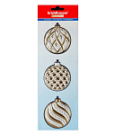 Картинка Набор подвесок Erich Krause Decor Елочные шары (49594)