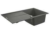 Картинка Кухонная мойка Grohe K400 50-C 86/50 1.0 31640AT0 (серый гранит)