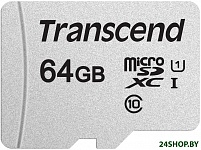Картинка Карта памяти Transcend microSDXC 300S 64GB (TS64GUSD300S)