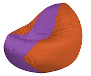 Картинка Бескаркасное кресло Flagman Classic К2.1-158 (сиреневый/оранжевый)