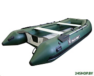 Картинка Лодка Polar Bird Merlin PB-340M ПБ31 (зеленый, стеклокомпозит)