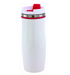 Картинка Термокружка Inspirion 304118 0.4л (белый/оранжевый)