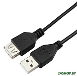 Картинка Кабель ГАРНИЗОН GCC-USB2-AMAF-1.8M (черный)