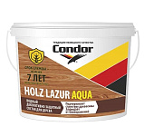 Картинка Пропитка Condor Holz Lazur Aqua (9 кг, белый)