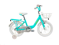 Картинка Детский велосипед Tech Team Milena 16 2020 (голубой/белый)