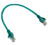 Картинка Кабель Patch Cord UTP кат.5e 0.3м (зелёный)