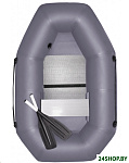 Картинка Надувная лодка Polar Bird Чирок PB-190 Т СС ПБ95 слань стеклокомпозит (серый)