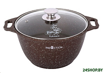 Картинка Кастрюля Kukmara Индукция кмки32а (кофейный мрамор)