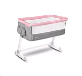 Картинка Детская кроватка Lionelo Theo (серый/розовый)