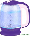 Картинка Чайник электрический StarWind SKG1513 (фиолетовый/розовый)