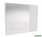 Картинка Шкаф с зеркалом для ванной АВН Латтэ 80 41.19 (1)