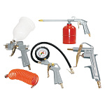 Картинка Набор пневмоинструмента FUBAG 5 предметов (к/р с верхним бачком) [120101]