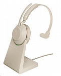 Картинка Наушники Jabra Evolve2 65 UC Mono USB-A Desk (бежевый)