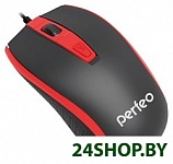 Картинка Мышь Perfeo PF-383-OP Profil (черный/красный)