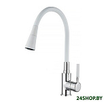 Картинка Смеситель Ledeme L4199-3 (хром/белый)